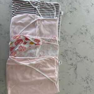 Set of 4 Assorted Pink Infant Towels - Unused